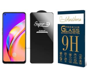 GlassVerse SuperD Oleophobic Tempered Glass For Oppo F19 Pro (PACK OF 1) with Free Installation Kit. Full screen Coverage. Free Replacement If Received Damaged - 6.43 inch
