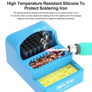 Relife RL-599C 3in1 Soldering Tip Cleaner