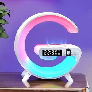 1 Piece Smart Intelligent LED LAMP, Bluetooth Speakers Wireless Charger Atmosphere LAMP,G63 Ambient Light Wireless Charging Small Night Light