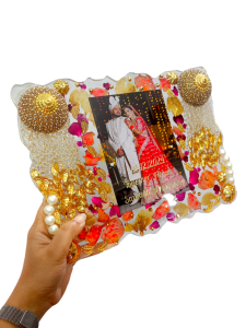 Desirezone Photo Frame for Home Decor | Personalized Photo Frame | Customized with Your Photos Frame | Tabletop Photo Frame, Photoframe for special occassions like wedding