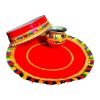 DESIREZONE Karwachauth Thali Set I Karvachauth I Karwa chauth I Karva chauth Puja Stainless Steel Thali Set - Channi/Lota for Vrat Poojan, Standard, Magenta