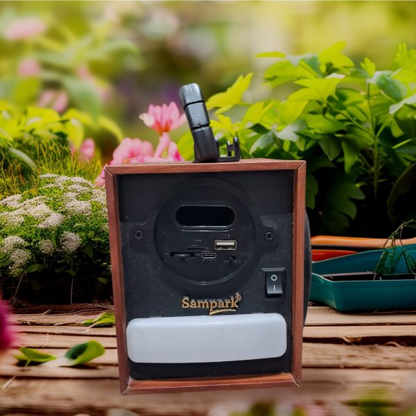 Sampark wireless Seapker smp-2065 led light battery backup 8hr music