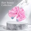 Desirezone 2 Pcs Bow Hair Clips for Women Girls 5.5 Inch Big Hair Bows 2 Solid Colors Handmade Soft Fabric Bowknot French Barrettes Hair Accessories (MULTICOLOR)