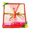 DESIREZONE Smart Creations Decorative Tray for Gift Packing/Wedding/Saree Packing/Trousseau/Shagun/Suit (10 X 12) Rectangular (RED), Size 10 by 12 inches