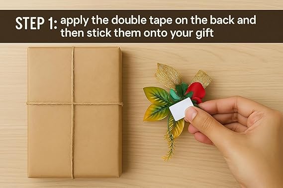 Desirezone Pack of 9 Handmade Gift Decoration Flowers – Perfect for Gift Packing,Hampers, Boxes, Envelopes