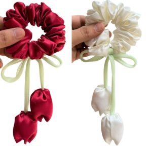 Tulips Schrunchies